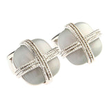 Cateye Glass Cufflinks