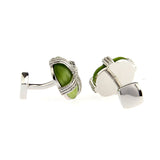 Cateye Glass Cufflinks