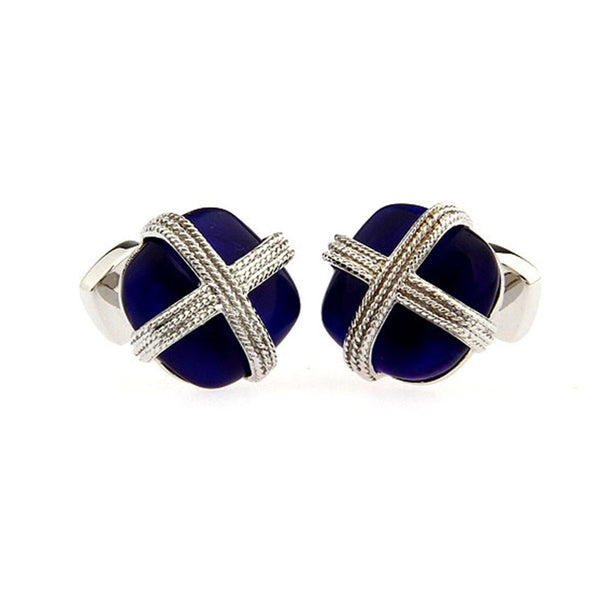 Cateye Glass Cufflinks