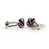 Laser Laser Chinese Knot Enamel Dropping Glue Cufflinks