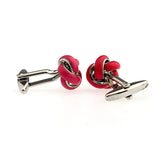 Laser Laser Chinese Knot Enamel Dropping Glue Cufflinks