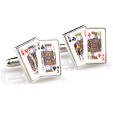 Movies Gambling Enamel Dropping Glue Cufflinks