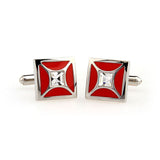 Crystal Zircon Cufflinks