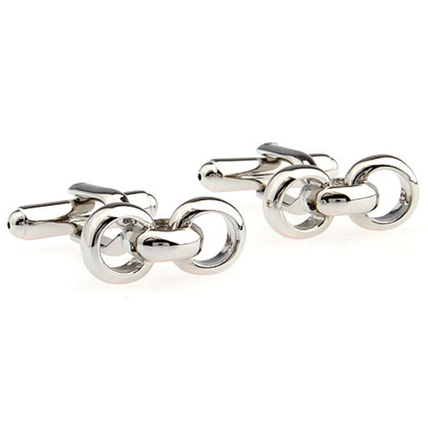 Plain Colour Metal Cufflinks