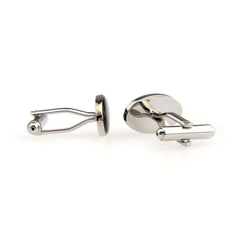 Car Logo Traffic Enamel Dropping Glue Cufflinks