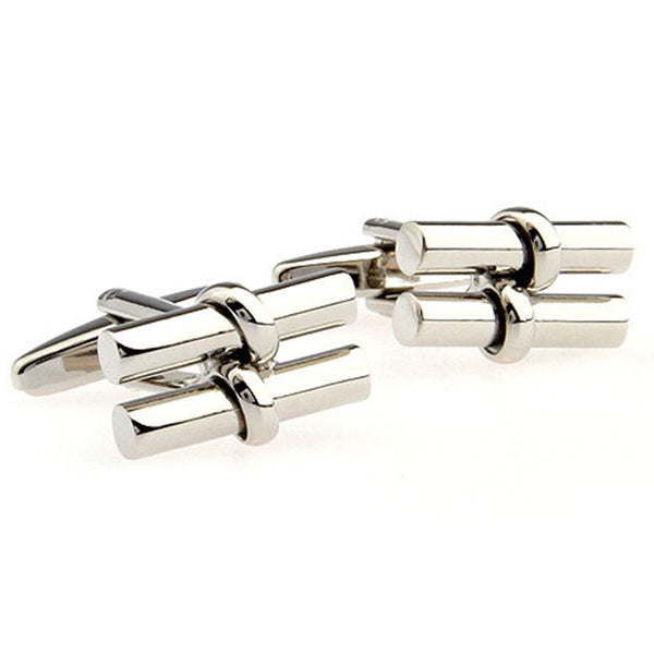 Plain Colour Metal Cufflinks