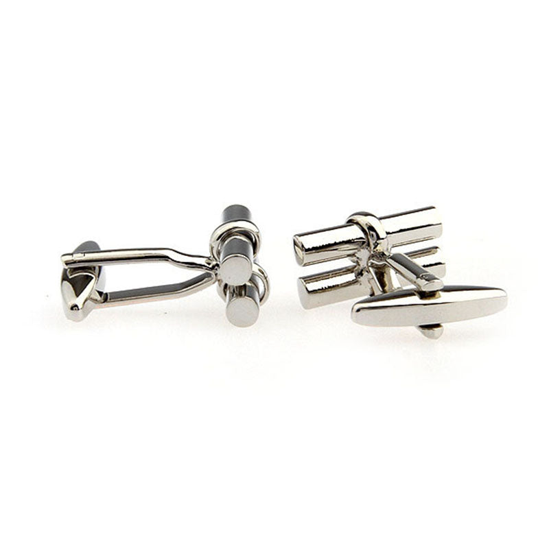 Plain Colour Metal Cufflinks