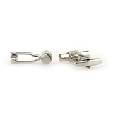 Plain Colour Metal Cufflinks