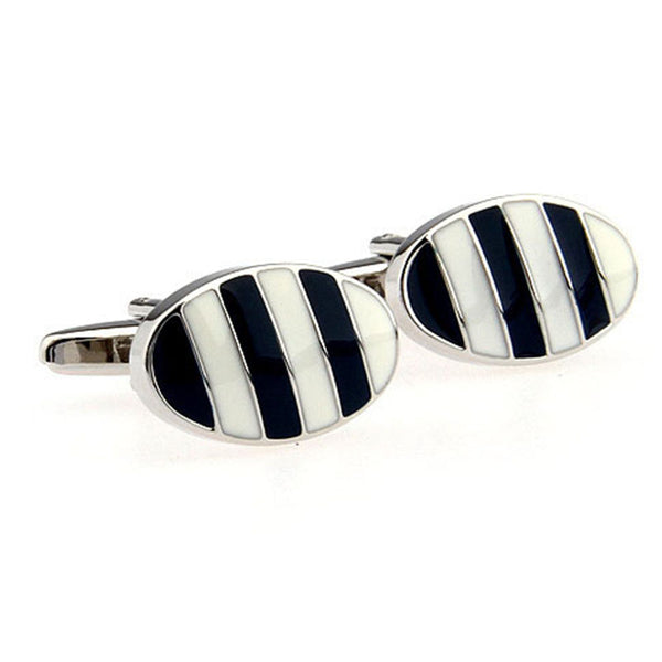 Enamel Dropping Glue Cufflinks