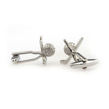 Sports Technology Plain Colour Metal Cufflinks