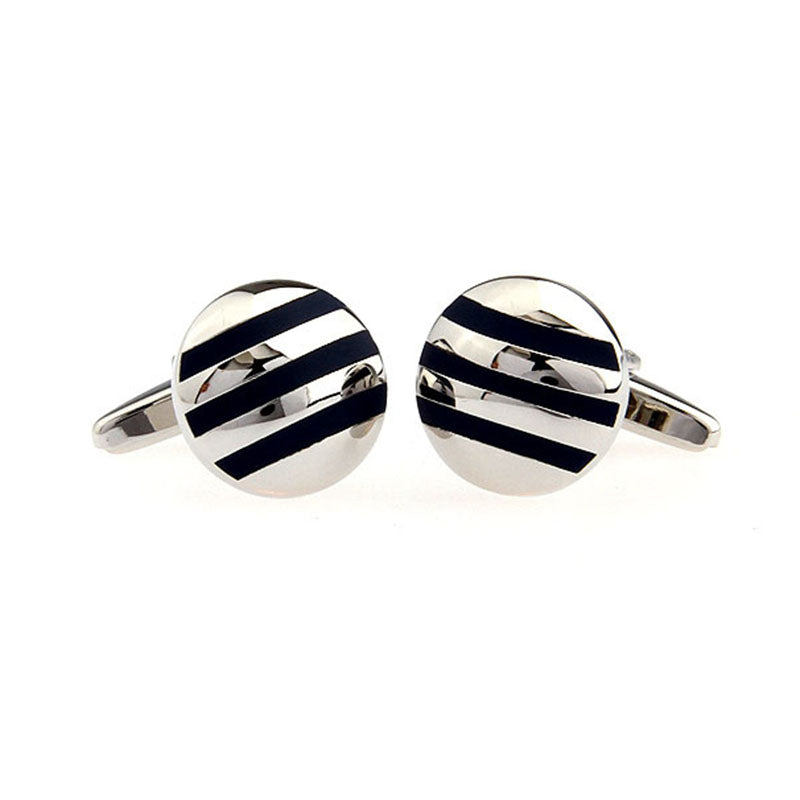 Enamel Dropping Glue Cufflinks