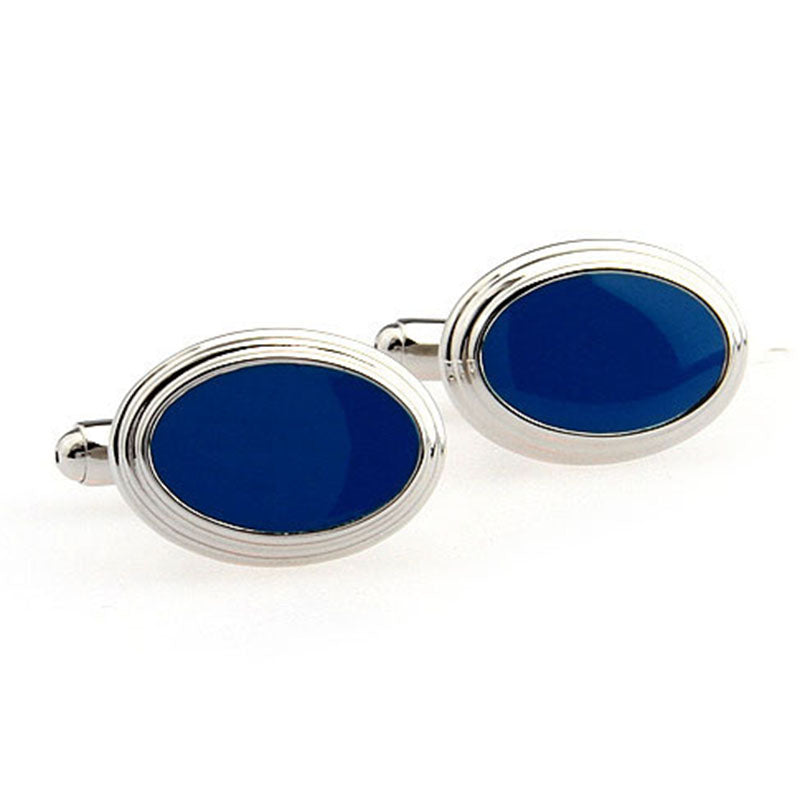 Enamel Dropping Glue Cufflinks