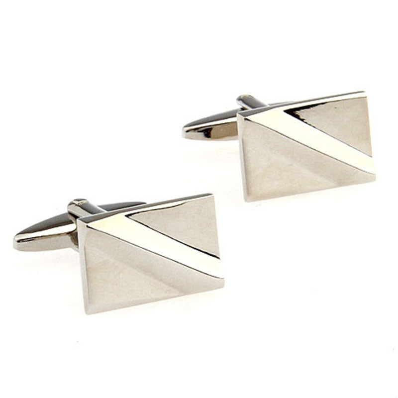 Plain Colour Metal Cufflinks