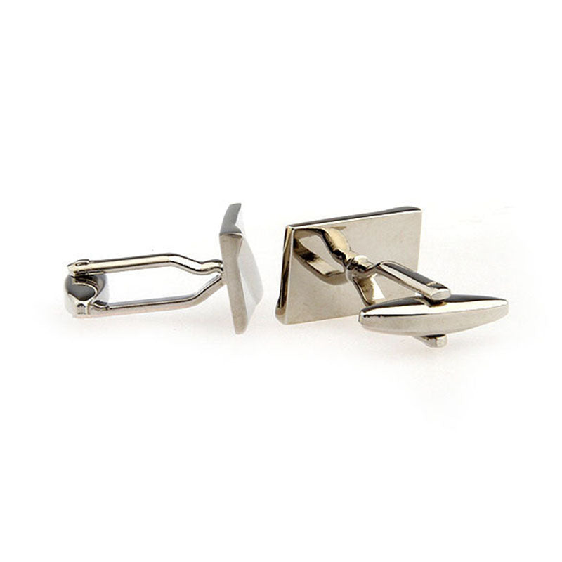 Plain Colour Metal Cufflinks