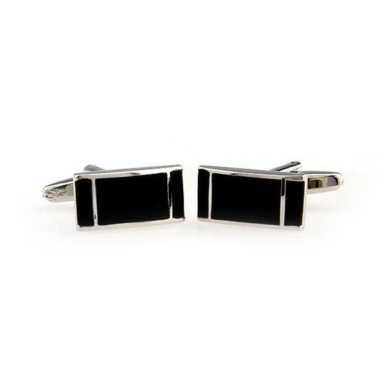 Enamel Dropping Glue Cufflinks