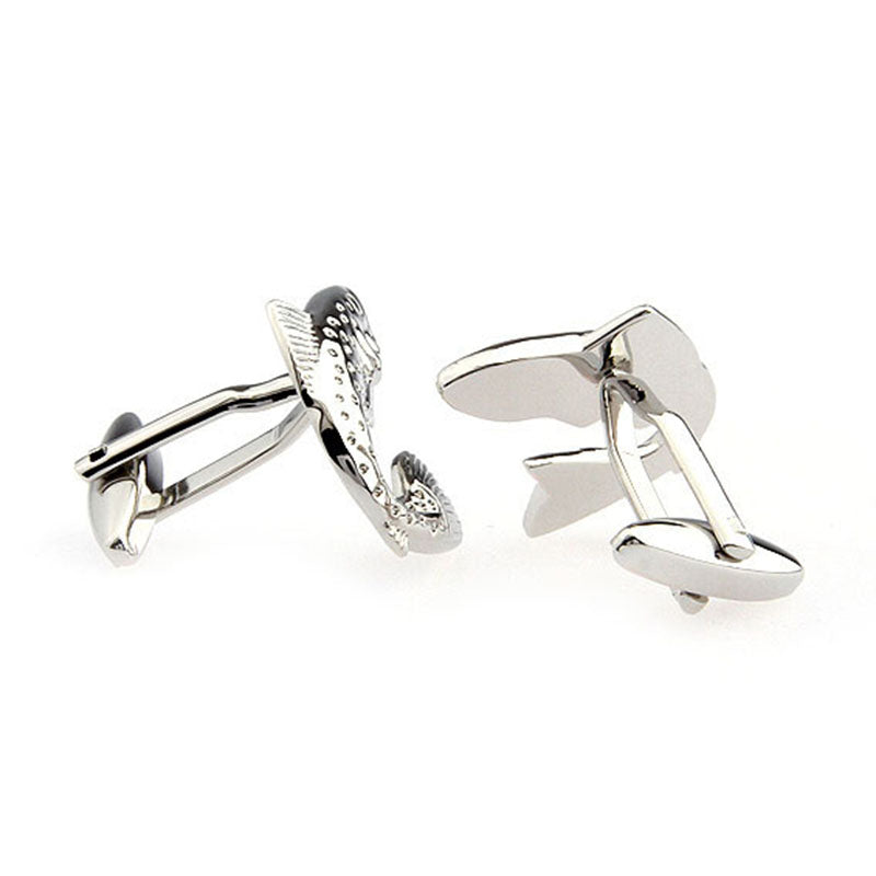 Animals Plants Plain Colour Metal Cufflinks