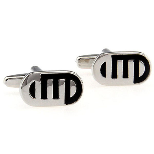 Enamel Dropping Glue Cufflinks