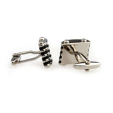 Enamel Dropping Glue Cufflinks