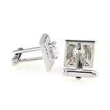 Crystal Zircon Cufflinks