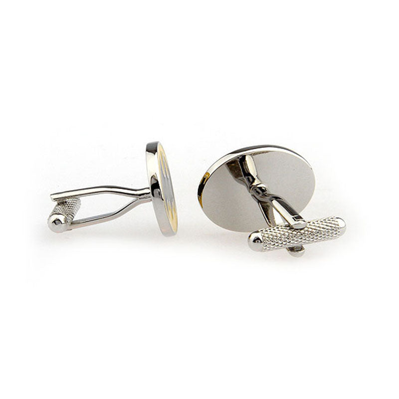 Interesting Skull Enamel Dropping Glue Cufflinks