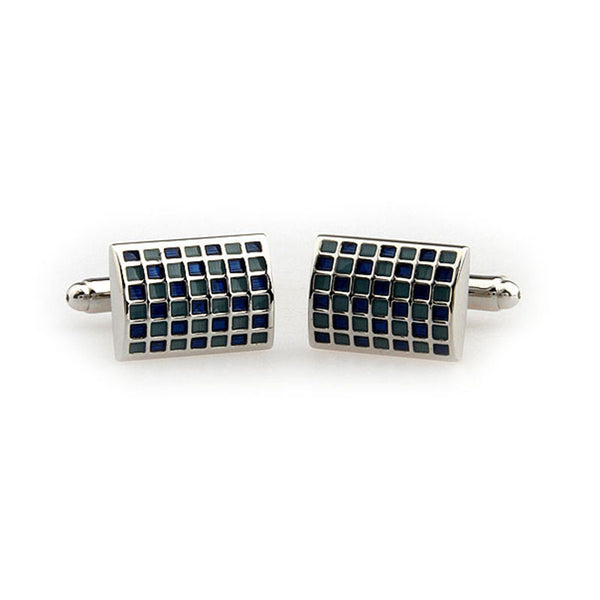 Enamel Dropping Glue Cufflinks