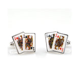 Movies Gambling Enamel Dropping Glue Cufflinks