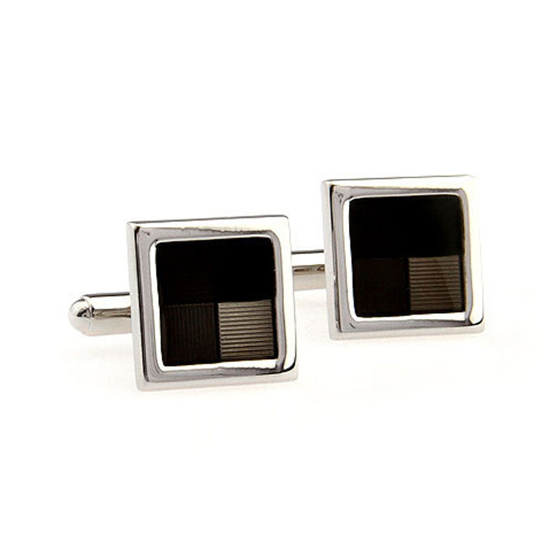 Enamel Dropping Glue Cufflinks