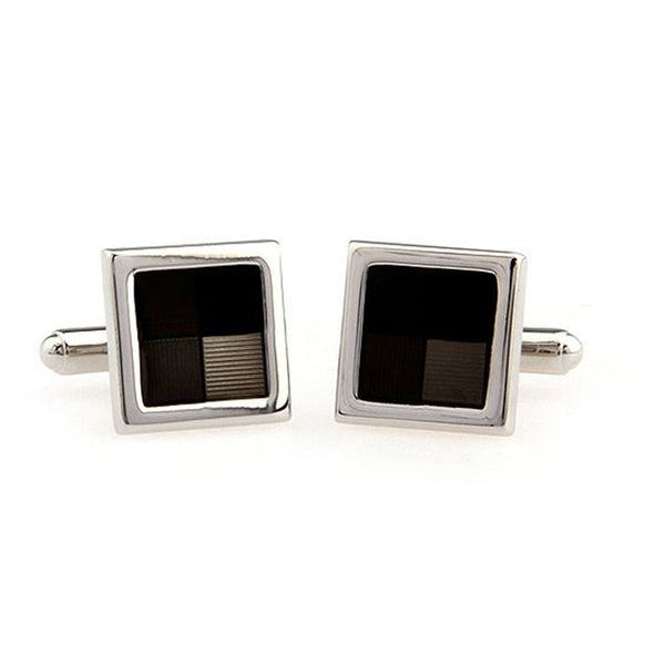 Enamel Dropping Glue Cufflinks