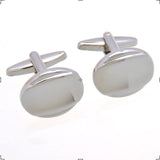 Plain Colour Metal Cufflinks