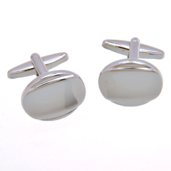 Plain Colour Metal Cufflinks