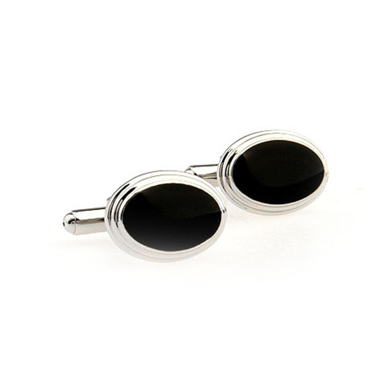 Enamel Dropping Glue Cufflinks