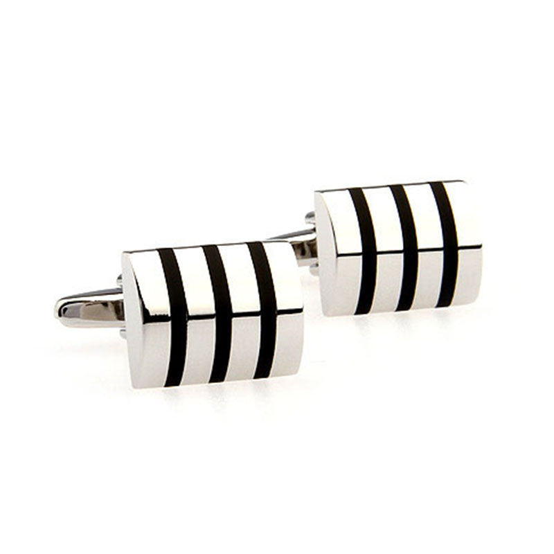 Enamel Dropping Glue Cufflinks