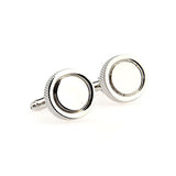 Plain Colour Metal Cufflinks