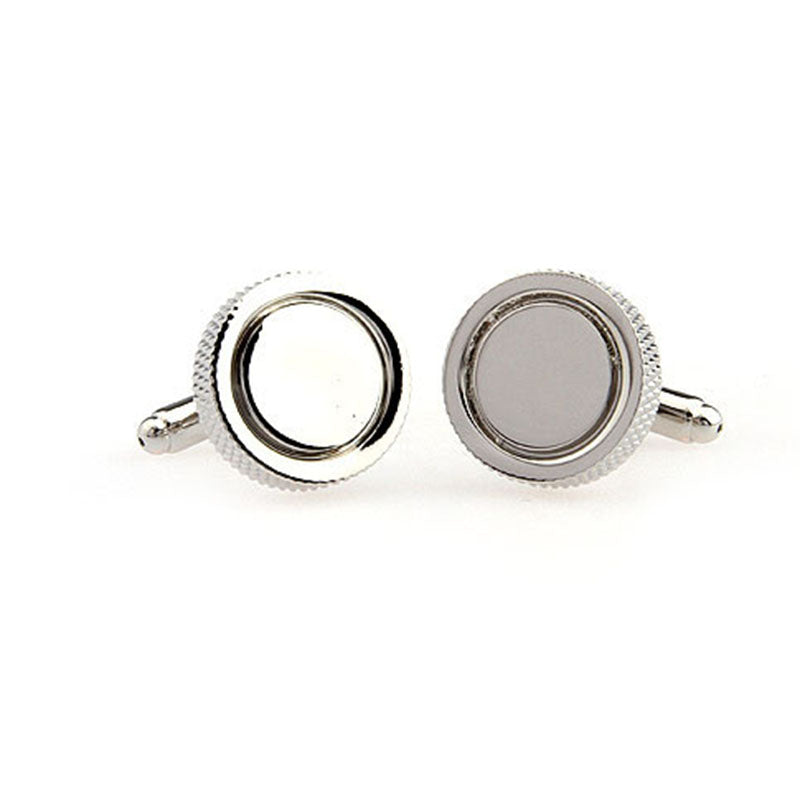 Plain Colour Metal Cufflinks