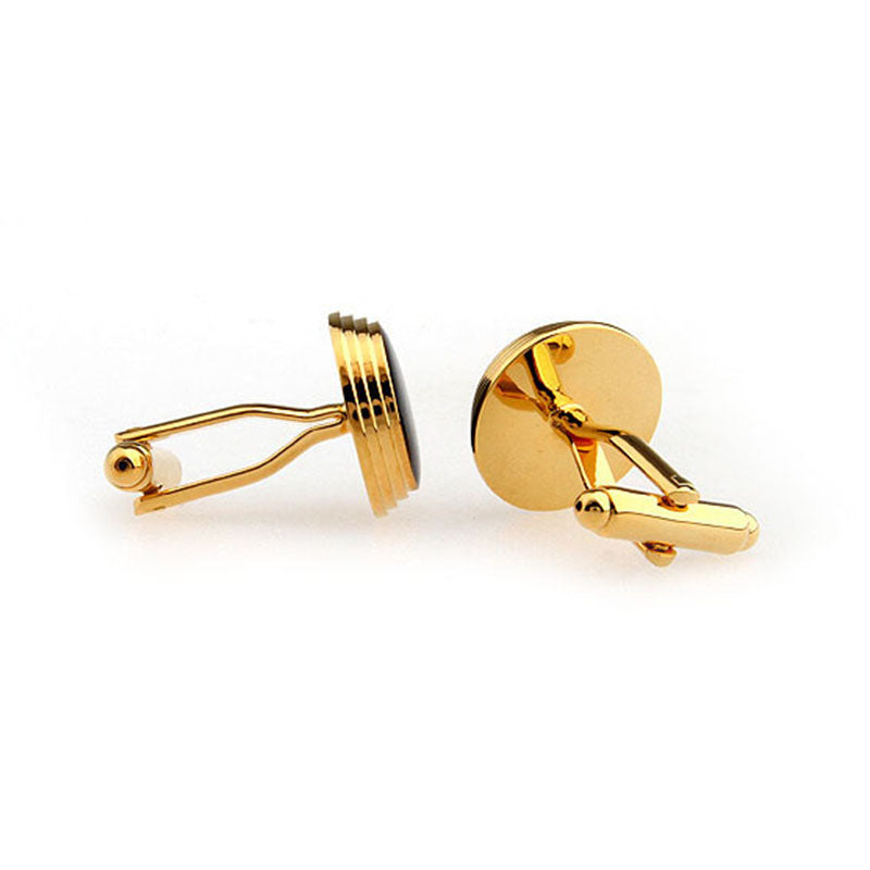 Enamel Dropping Glue Cufflinks