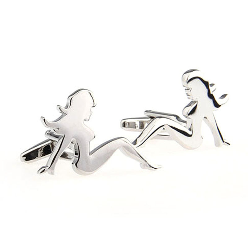 Cartoon Anime Plain Colour Metal Cufflinks