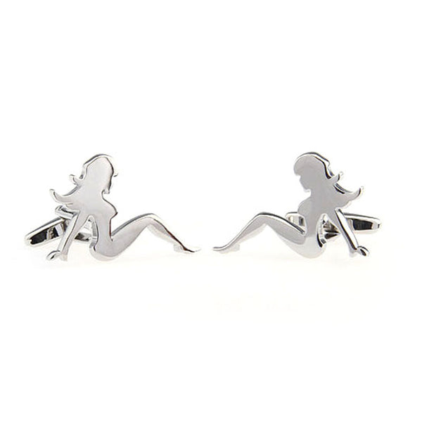 Cartoon Anime Plain Colour Metal Cufflinks