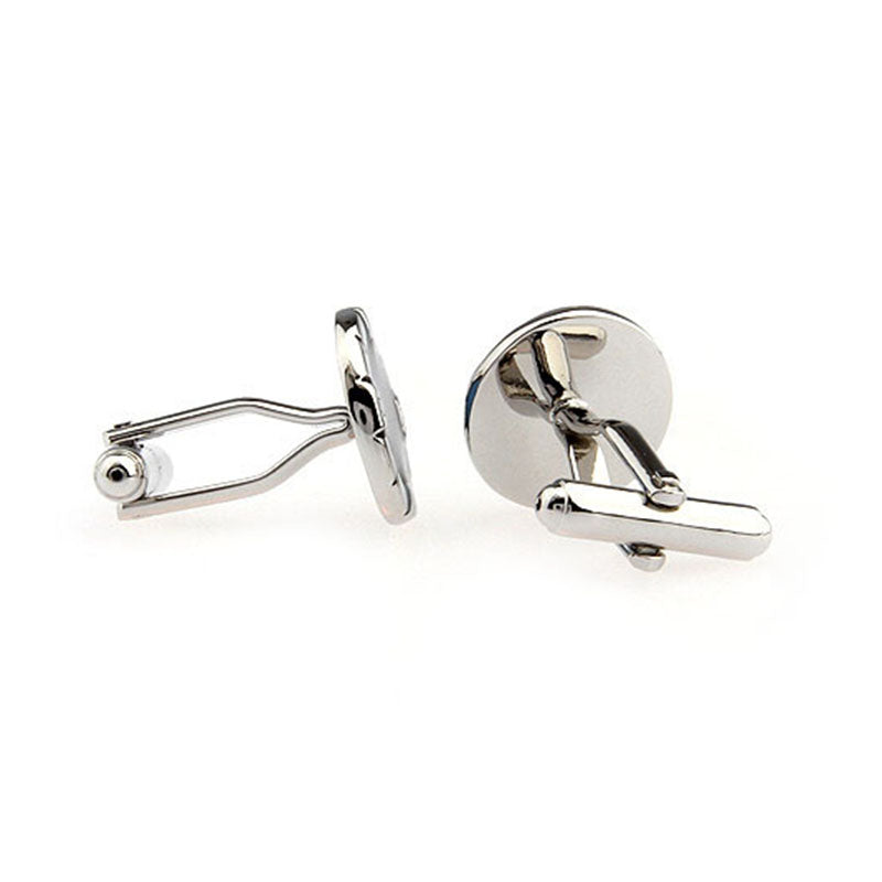 Enamel Dropping Glue Cufflinks