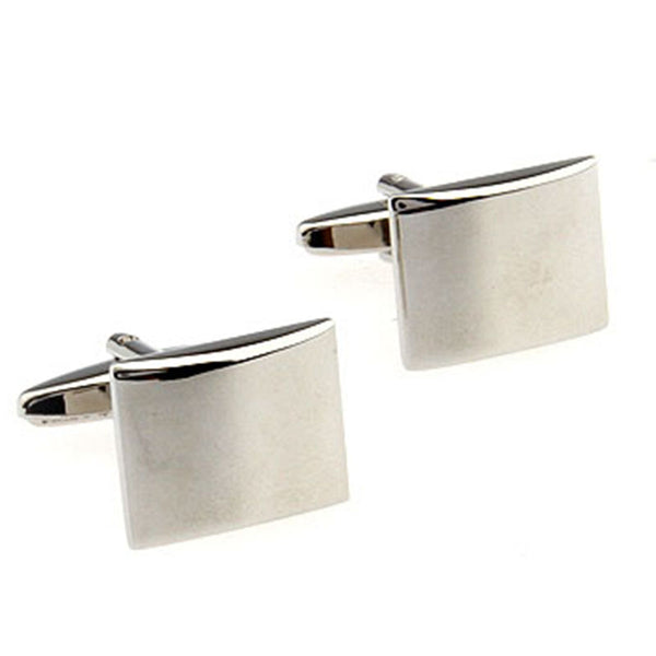 Plain Colour Metal Cufflinks