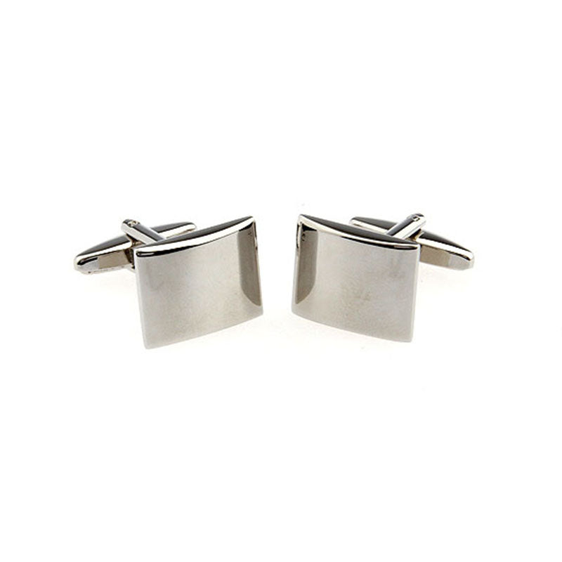 Plain Colour Metal Cufflinks