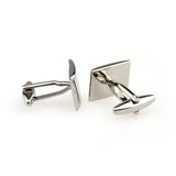 Plain Colour Metal Cufflinks