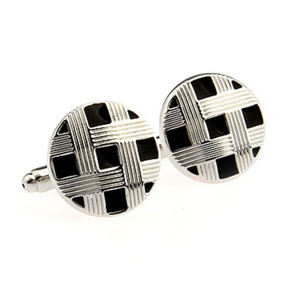 Enamel Dropping Glue Cufflinks