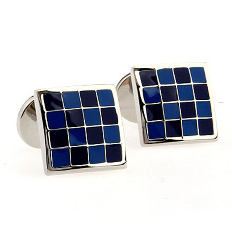 Enamel Dropping Glue Cufflinks