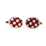 Enamel Dropping Glue Cufflinks