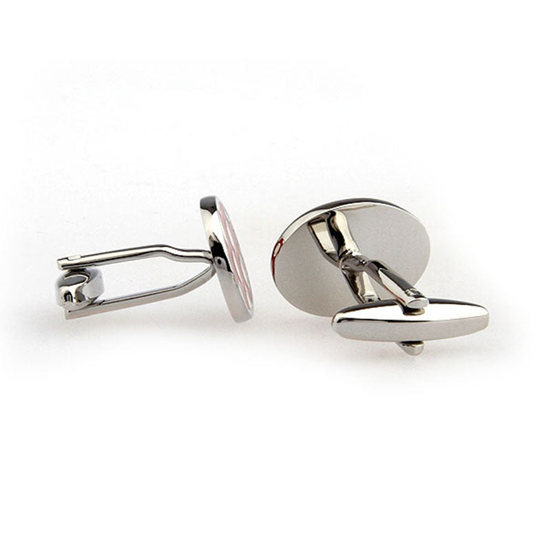 Enamel Dropping Glue Cufflinks