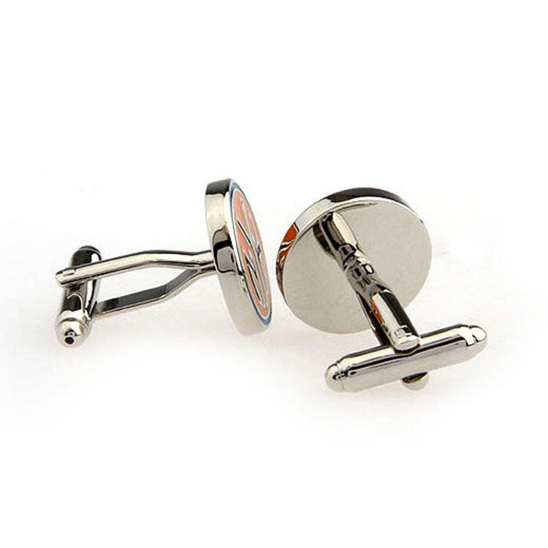 Enamel Dropping Glue Cufflinks