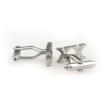 Plain Colour Metal Cufflinks