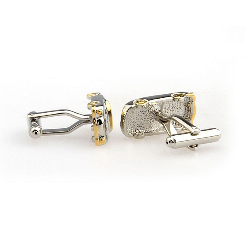 Car Logo Traffic Plain Colour Metal Cufflinks