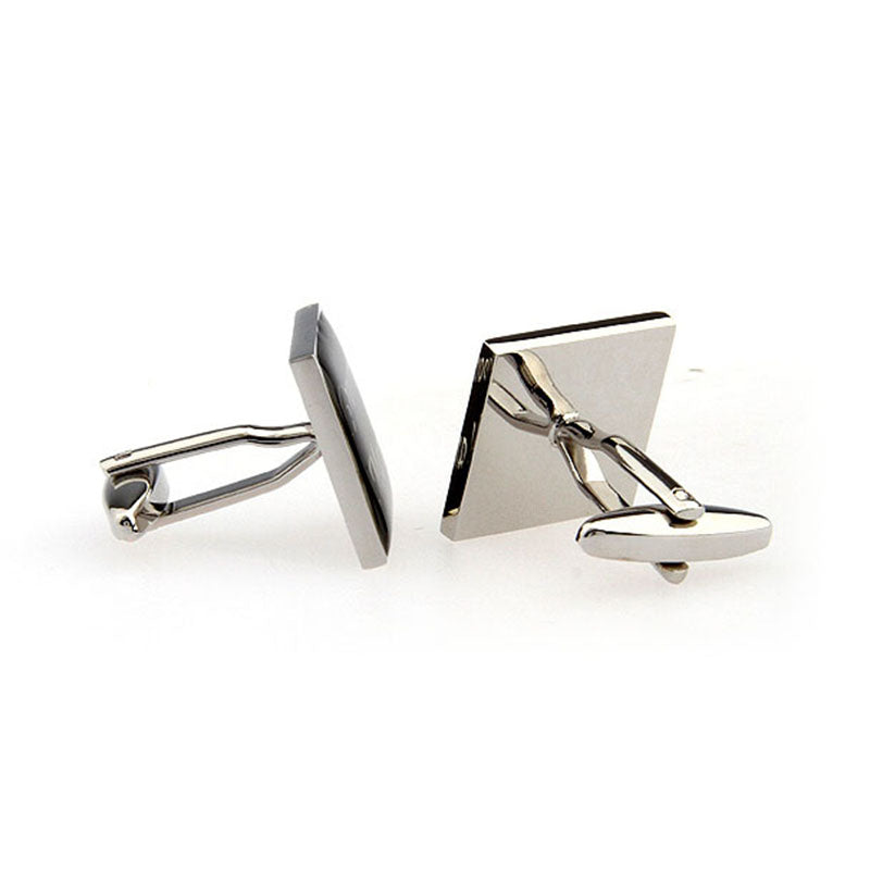 Festivals Wedding Reception Enamel Dropping Glue Cufflinks