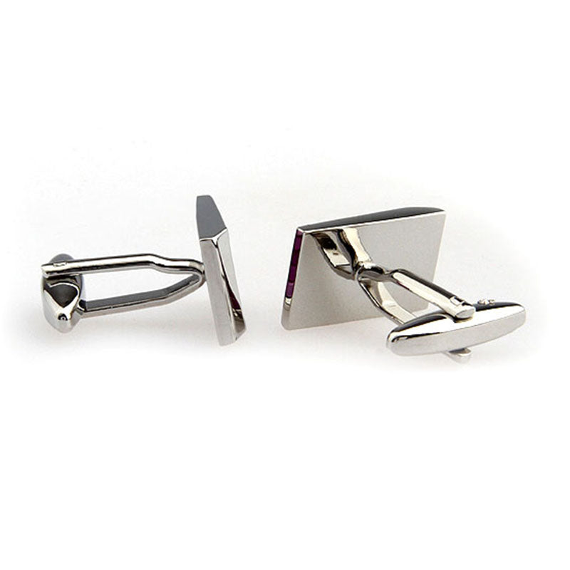 Enamel Dropping Glue Cufflinks